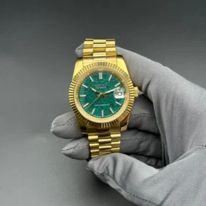 Seiko Datejust vert or jaune