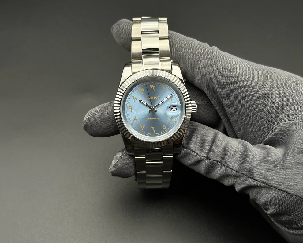 Seiko Arabic Dial bleu clair – Image 2