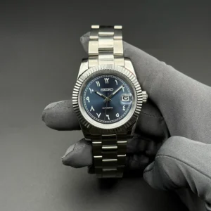 Seiko Arabic Dial bleu gris